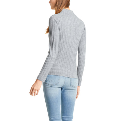 Ribbed knit sweater