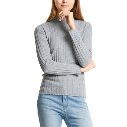 Ribbed knit sweater