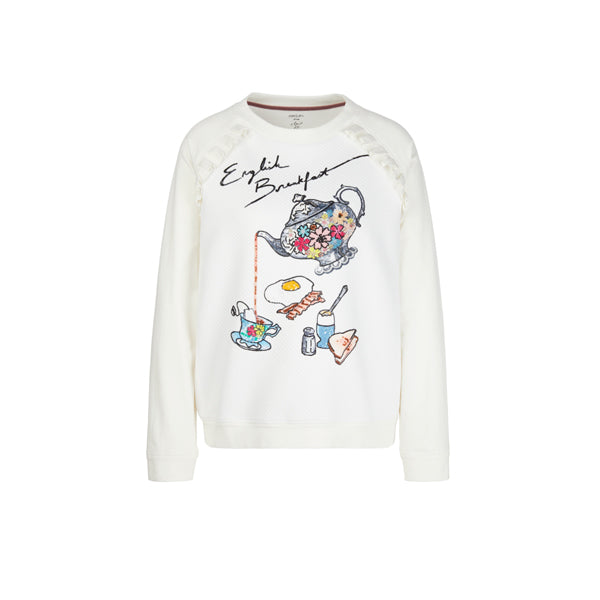 Embroidered sweatshirt