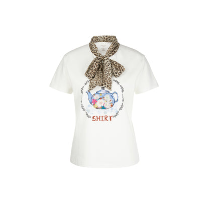 T-shirt with bow