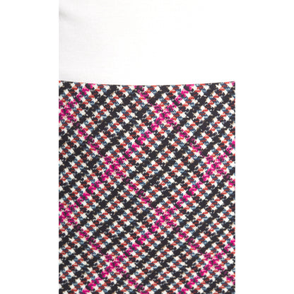 Skirt with checkered pattern