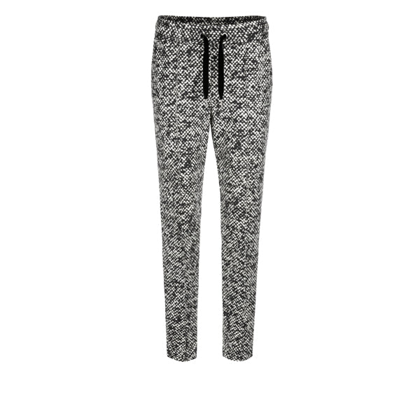 Printed stretch pants