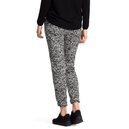 Printed stretch pants