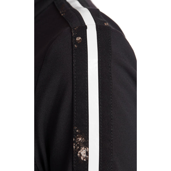 Jacket with gold jacquard