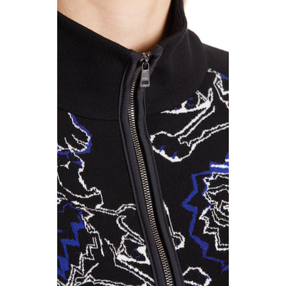 Jacquard jacket with lions