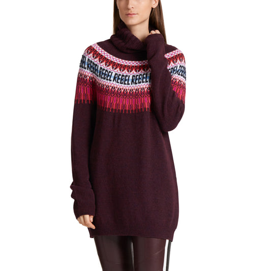 Sweater with ethnic pattern
