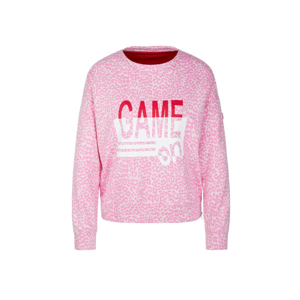 Sweatshirt in stretch cotton