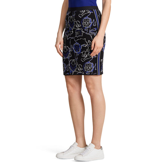 Jacquard skirt with lions