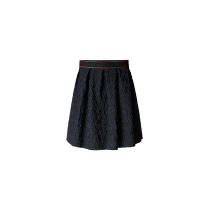 Jacquard skirt with fringes